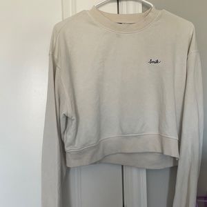 Cropped sweatshirt